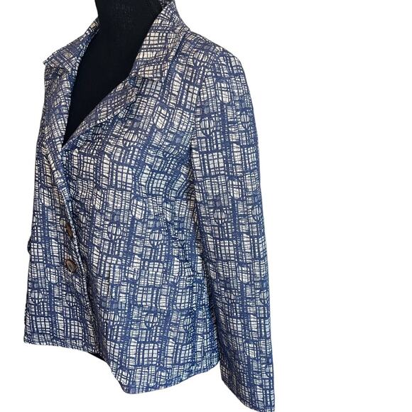 NWT The Man Repeller x PJK Blazer Jacquard Jacket M - Picture 4 of 10